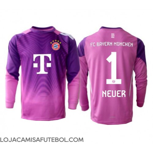 Camisa de Futebol Bayern Munich Manuel Neuer #1 Goleiro Equipamento Alternativo 2025-26 Manga Comprida Camisa de Futebol Bayern Munich Manuel Neuer #1 Goleiro Equipamento Alternativo 2025-26 Manga Comprida